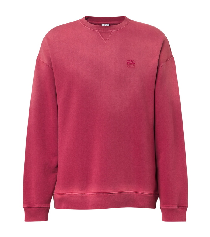 Photo: Loewe Anagram cotton jersey sweatshirt