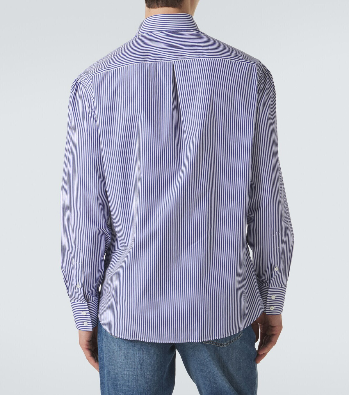 Brunello Cucinelli Striped cotton shirt