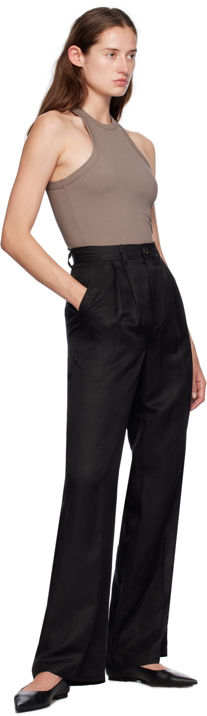 ANINE BING Brown Eva Tank Top