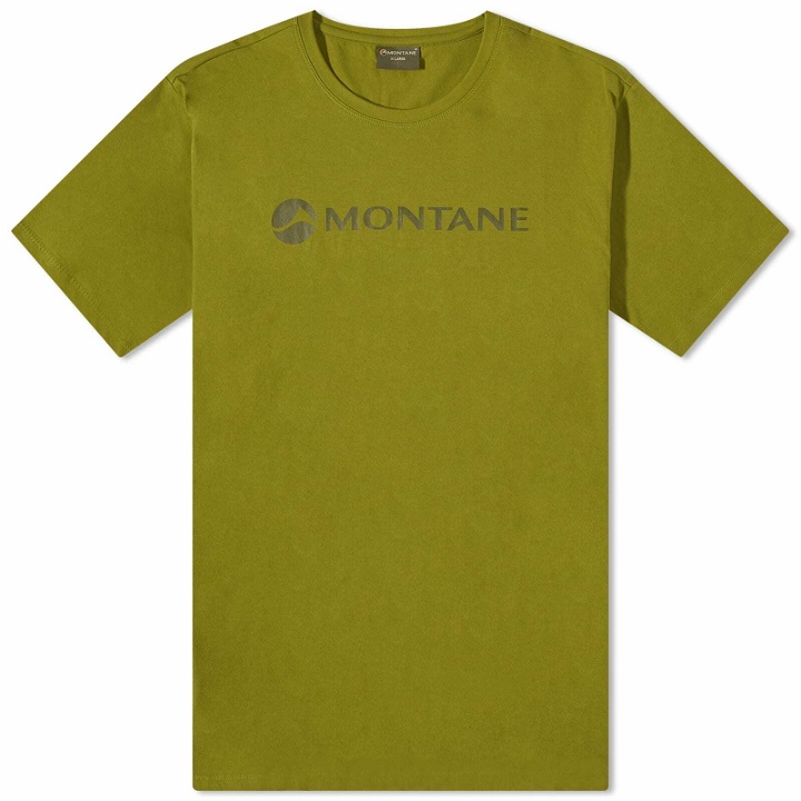 Photo: Montane Men's Mono Logo T-Shirt in Alder Green