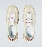 Thom Browne Tech Runner suede-trimmed sneakers