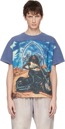 Who Decides War Gray Biker Jersey T-shirt