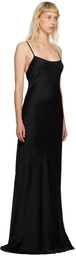 Victoria Beckham Black Cami Maxi Dress