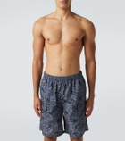 Prada Re-Nylon floral swim trunks