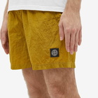 Stone Island Men's Nylon Metal Swim Short in Yellow