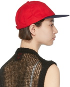 Marc Jacobs Heaven Red & Navy Demon Teddy Cap