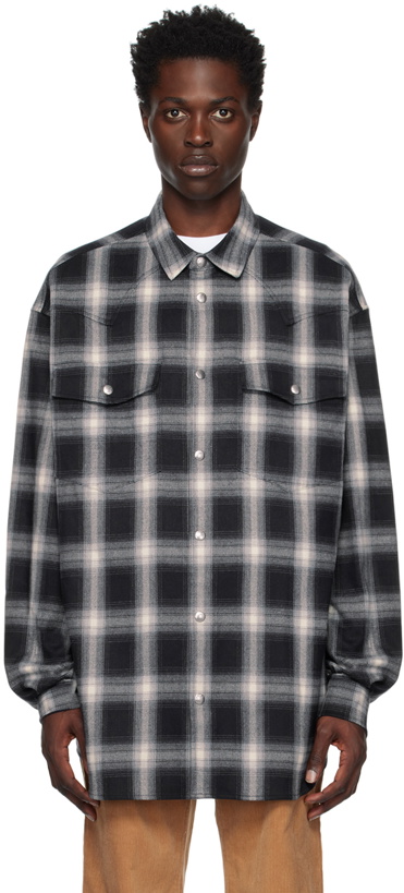 Photo: We11done Navy Loose Fit Shirt