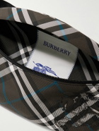 Burberry - Logo-Embroidered Checked Canvas Belt Bag