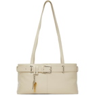 OSOI Off-White Shoulder Brocle Bag