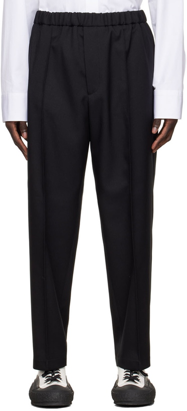 Photo: Jil Sander Grey Polyester Trousers