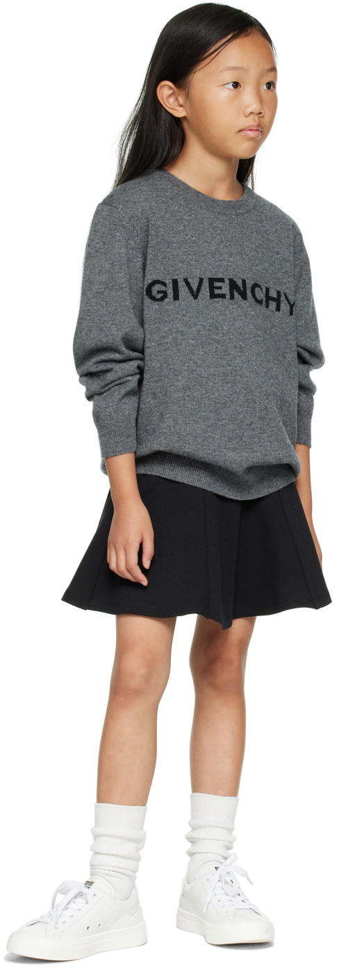 Givenchy Kids Gray 4G Sweater Givenchy