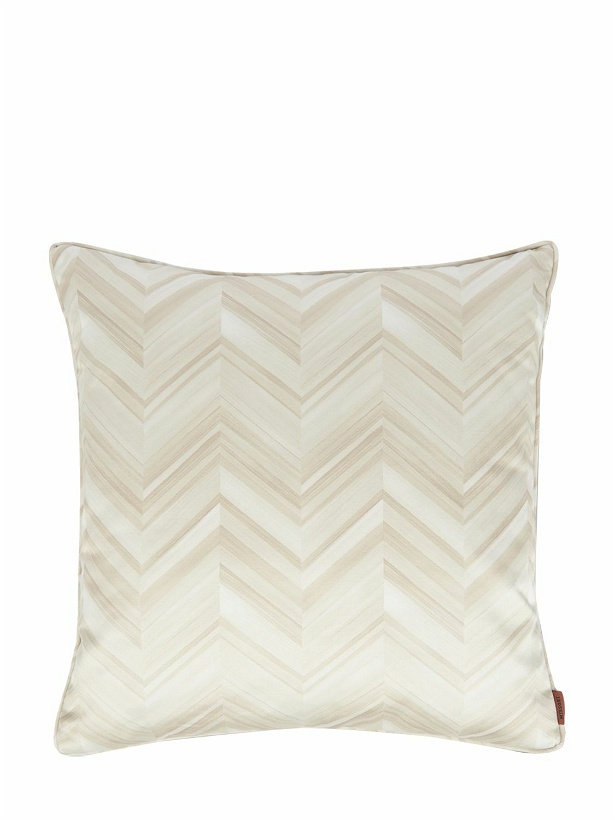 Photo: MISSONI HOME Layers Inlay Cotton Cushion