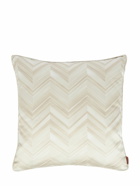 MISSONI HOME Layers Inlay Cotton Cushion