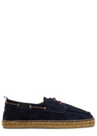 Castañer Nemo T Suede Espadrille Loafers Navy