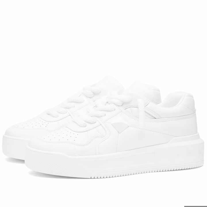 Photo: Valentino Men's One Stud XL Sneakers in White
