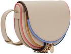 See by Chloé Beige Small Mara Saddle Bag
