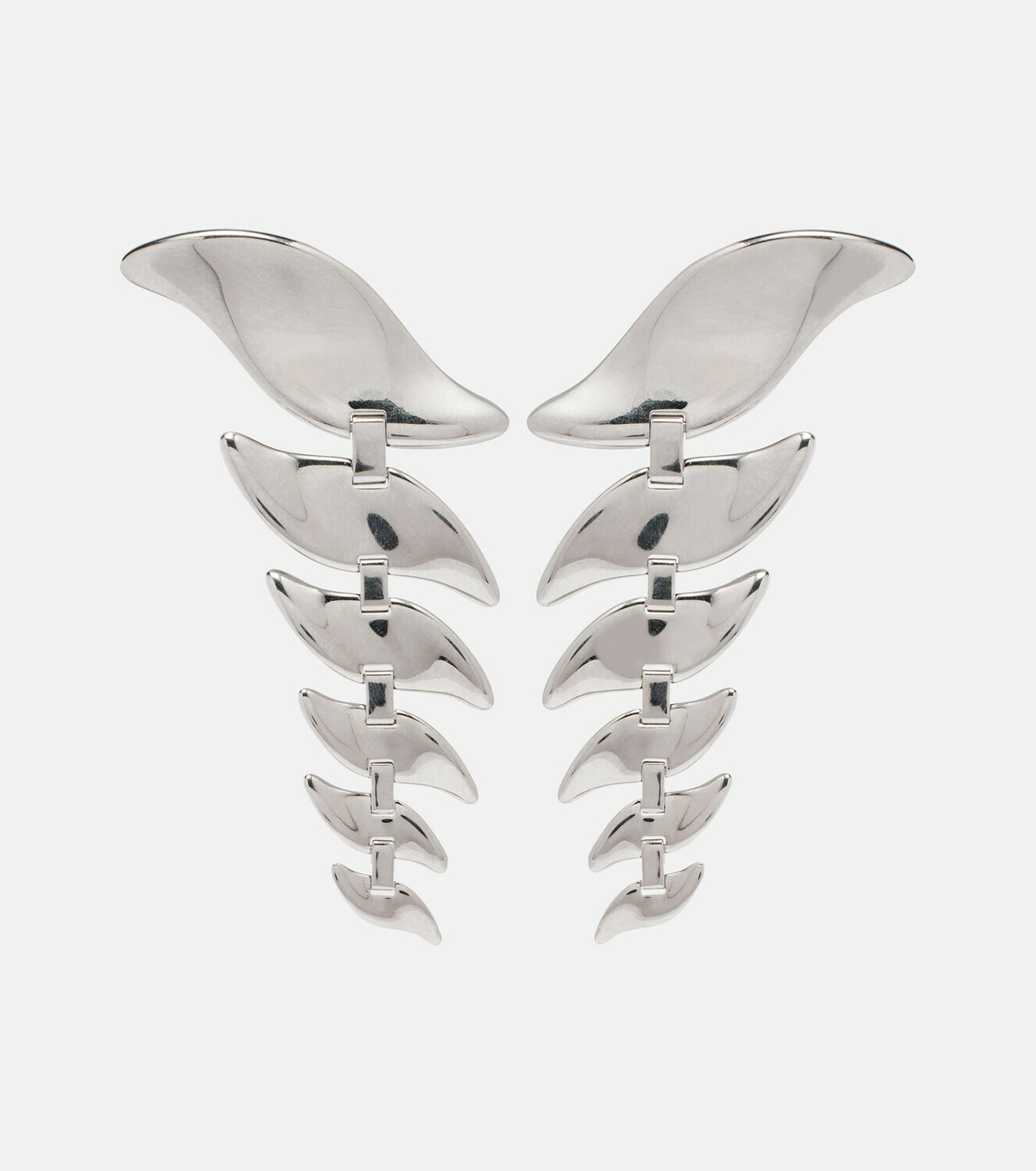 Khaite Leaf drop earrings
