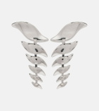 Khaite Leaf drop earrings