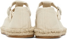 Bode Off-White Peggy Espadrilles