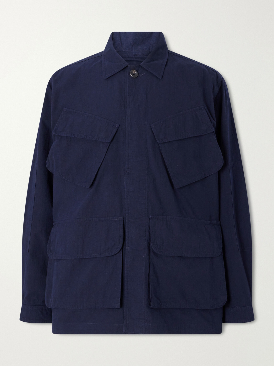 Drake's - Jungle Cotton-Ripstop Overshirt - Blue