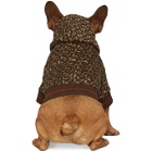Burberry Brown Monogram Dog Hoodie