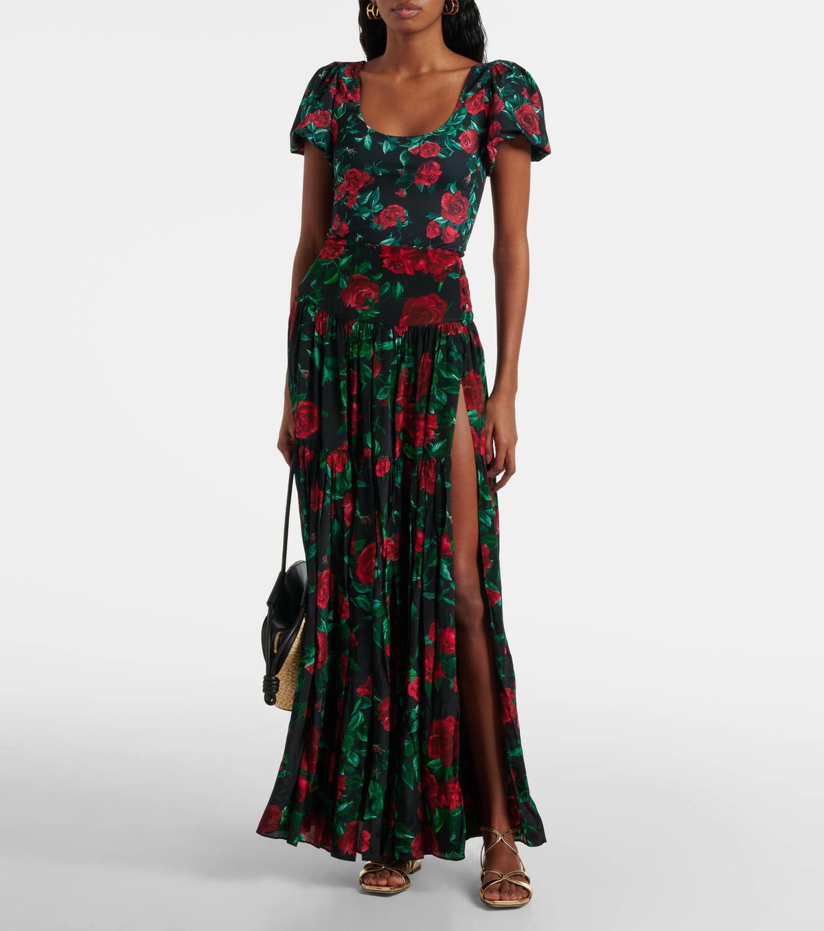 Alexandra Miro Ariana floral maxi skirt