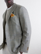 Boglioli - Prince of Wales Checked Silk Blazer - Gray