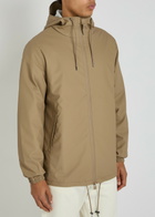 Rains Storm Breaker Hooded Waterproof Jacket Beige