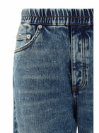 HERON PRESTON Elastic Waisted Wide-leg Jeans