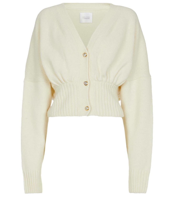 Photo: Galvan Luna wool and cashmere-blend cardigan