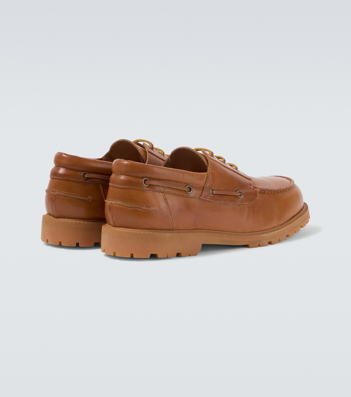 Studio Nicholson Gusto leather boat shoes