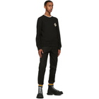 Alexander McQueen Black Jewelled Sweatshirt