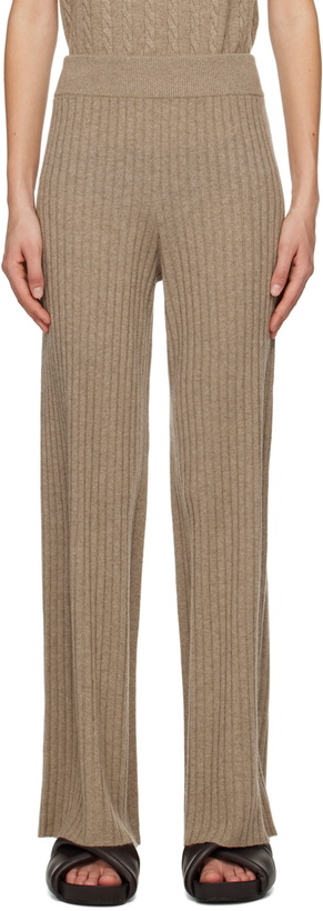 Photo: LISA YANG Beige 'The Delia' Trousers