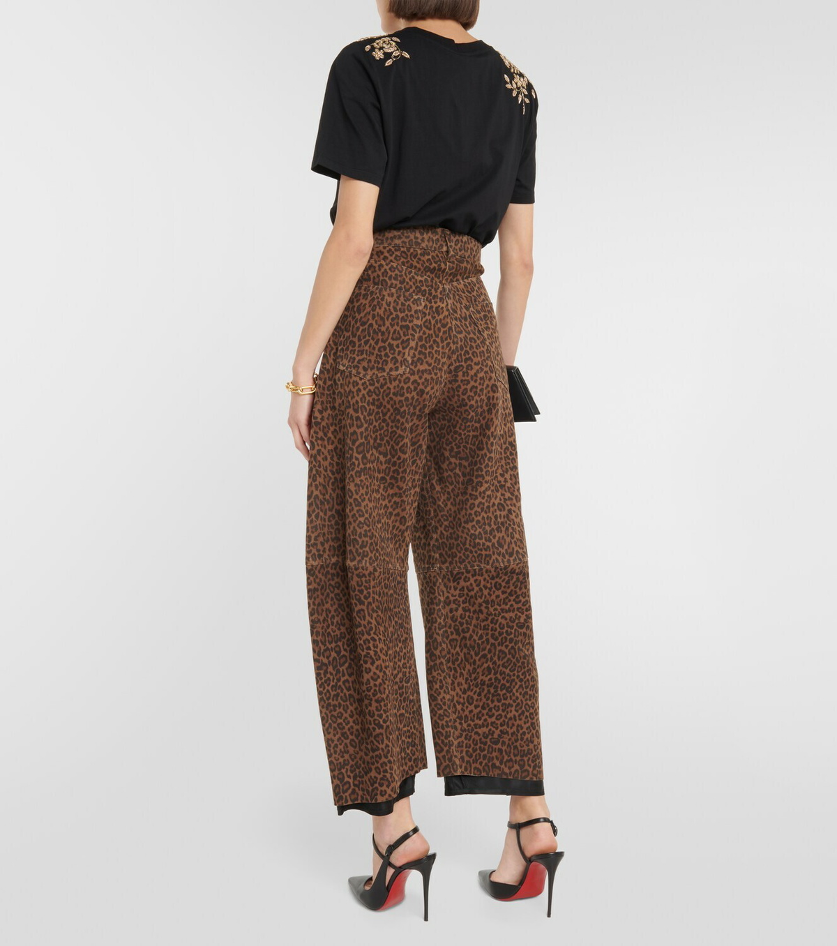 Dodo Bar Or Ethan high-rise leather pants