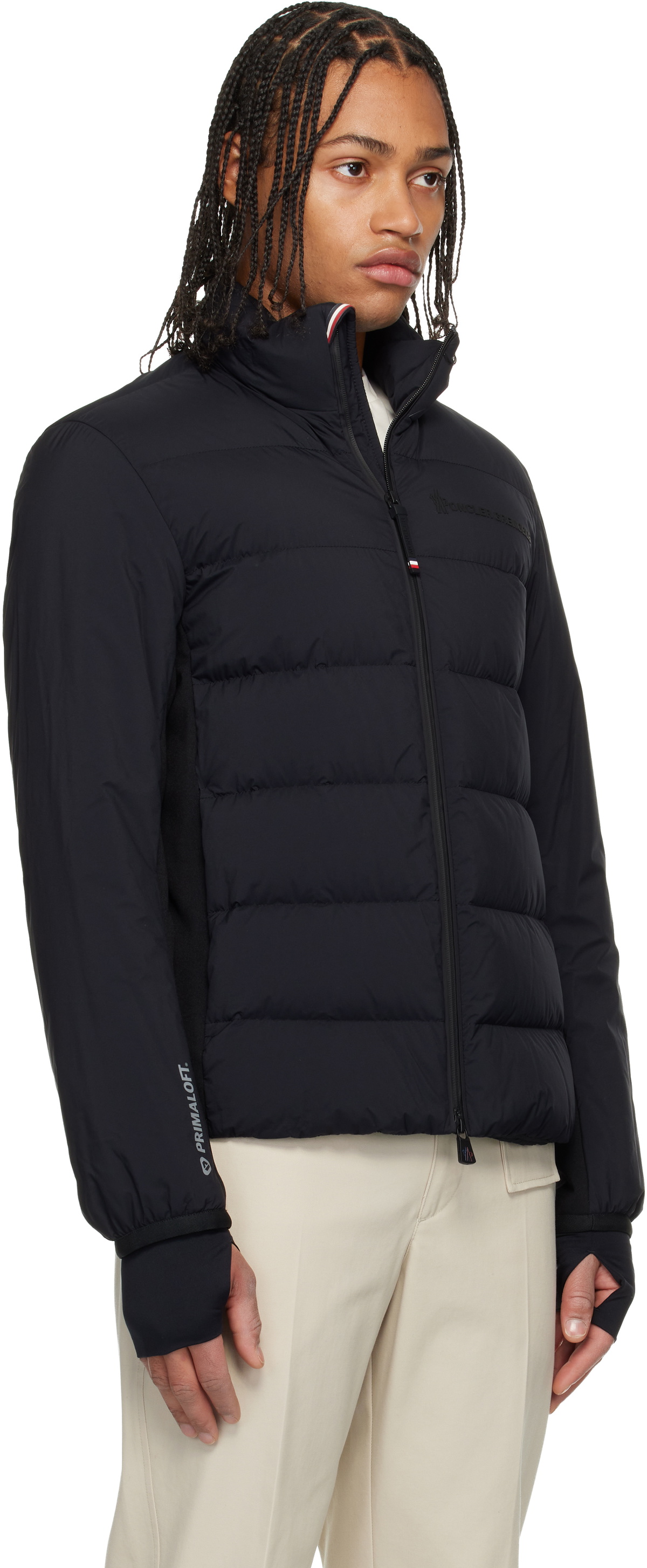 Moncler Grenoble Black Araripe Mid-Layer Down Jacket