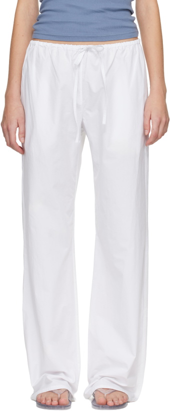 Photo: Matteau White Drawcord Trousers