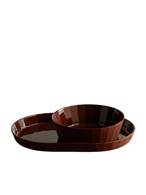 Photo: The Conran Shop - Studio Word Fade Porcelain Serving Bowl and Platter Set