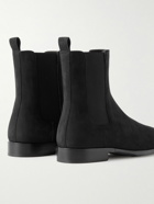 The Row - Grunge Suede Chelsea Boots - Black