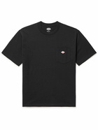 Danton - Logo-Appliquéd Cotton-Blend Jersey T-Shirt - Black