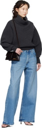 JACQUEMUS Brown 'The large Bambino' Bag