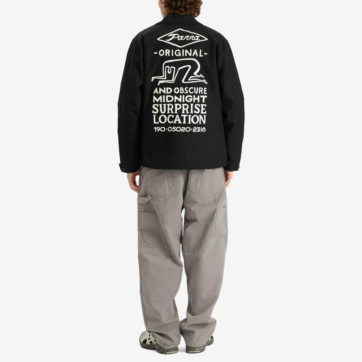 By Parra Men's Midnight Surprise Coach Jacket in Black