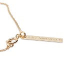 Dries Van Noten Men's Logo Tag Bracelet in Gold