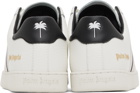 Palm Angels White Embossed Sneakers