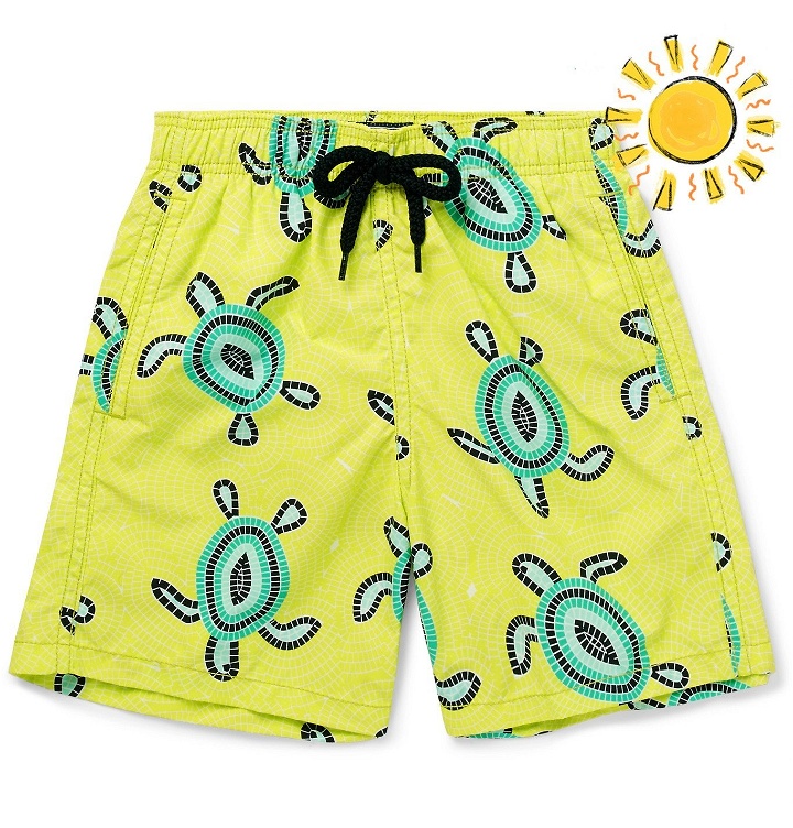Photo: Vilebrequin - Boys Ages 2 - 8 Jim Printed Swim Shorts - Yellow