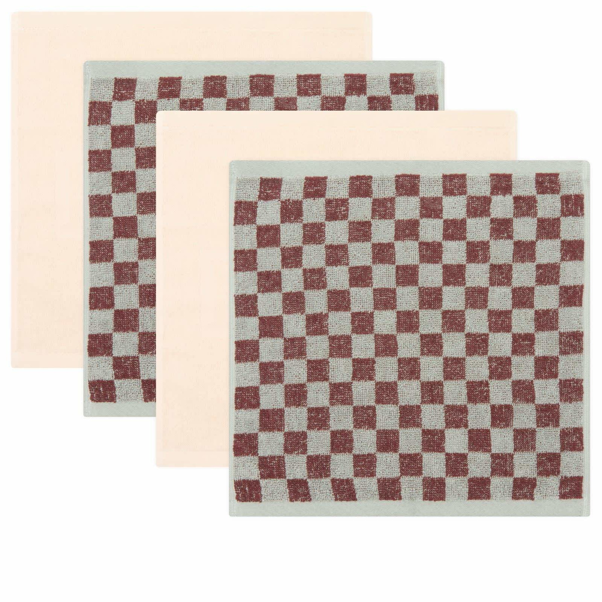 Baina Face Cloth Gift Set in Clay/Cement/Rhus 
