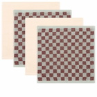 Baina Face Cloth Gift Set in Clay/Cement/Rhus 