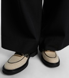 Roger Vivier Viv' Rangers leather-trimmed loafers