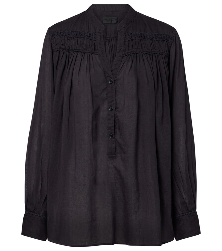 Photo: Nili Lotan Clarys cotton blouse