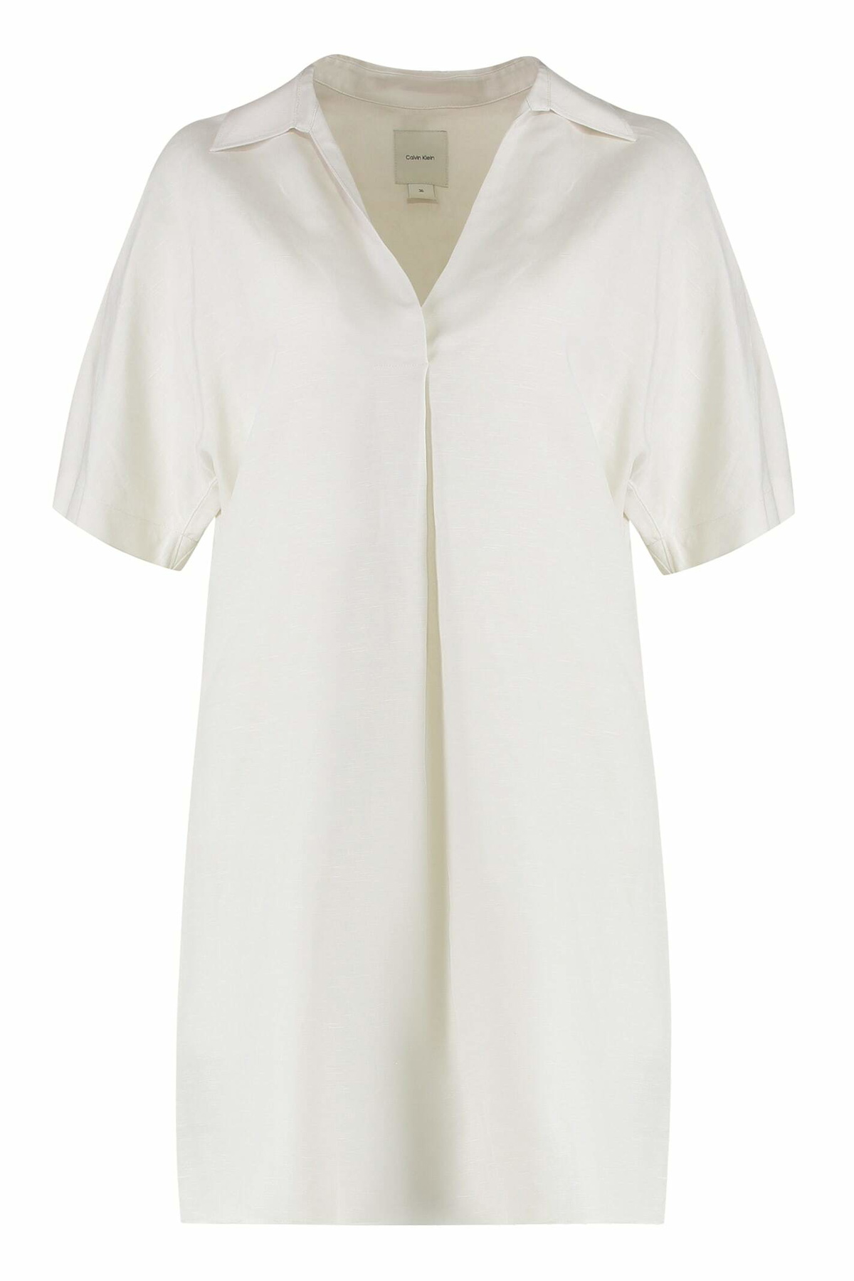 Calvin Klein Linen Blend Dress Calvin Klein