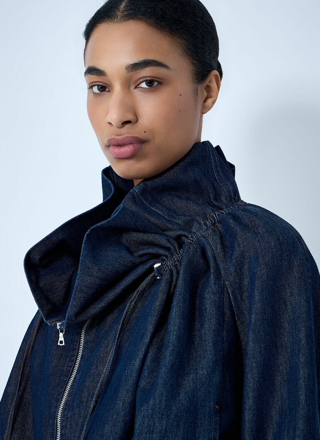 Dries Van Noten Denim Zip-Up Jacket